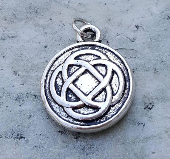 Antique Silver Celtic Infinity Knot Charm Antique Silver Celtic Love Knot Pendant Celtic Jewelry Celtic Knot Pendant Celtic Design Charm Etsy UK