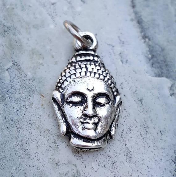 Antique Silver Siddhartha Charm Pendant Tiny Buddha - Buddhist Charms And Pendants Antique Silver Siddhartha Charm Pendant Tiny Buddha - Buddhist Charms And Pendants