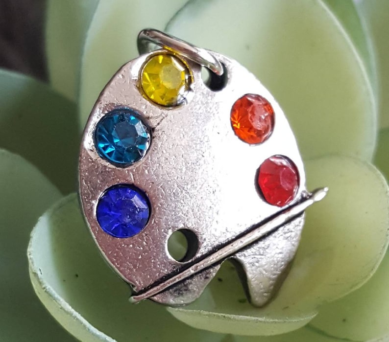 Clip on charm for bracelets necklaces artists gift art charm Etsy