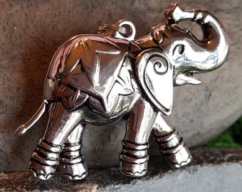 Comprar Colgante Plata Elefante 10mm Al Por Mayor