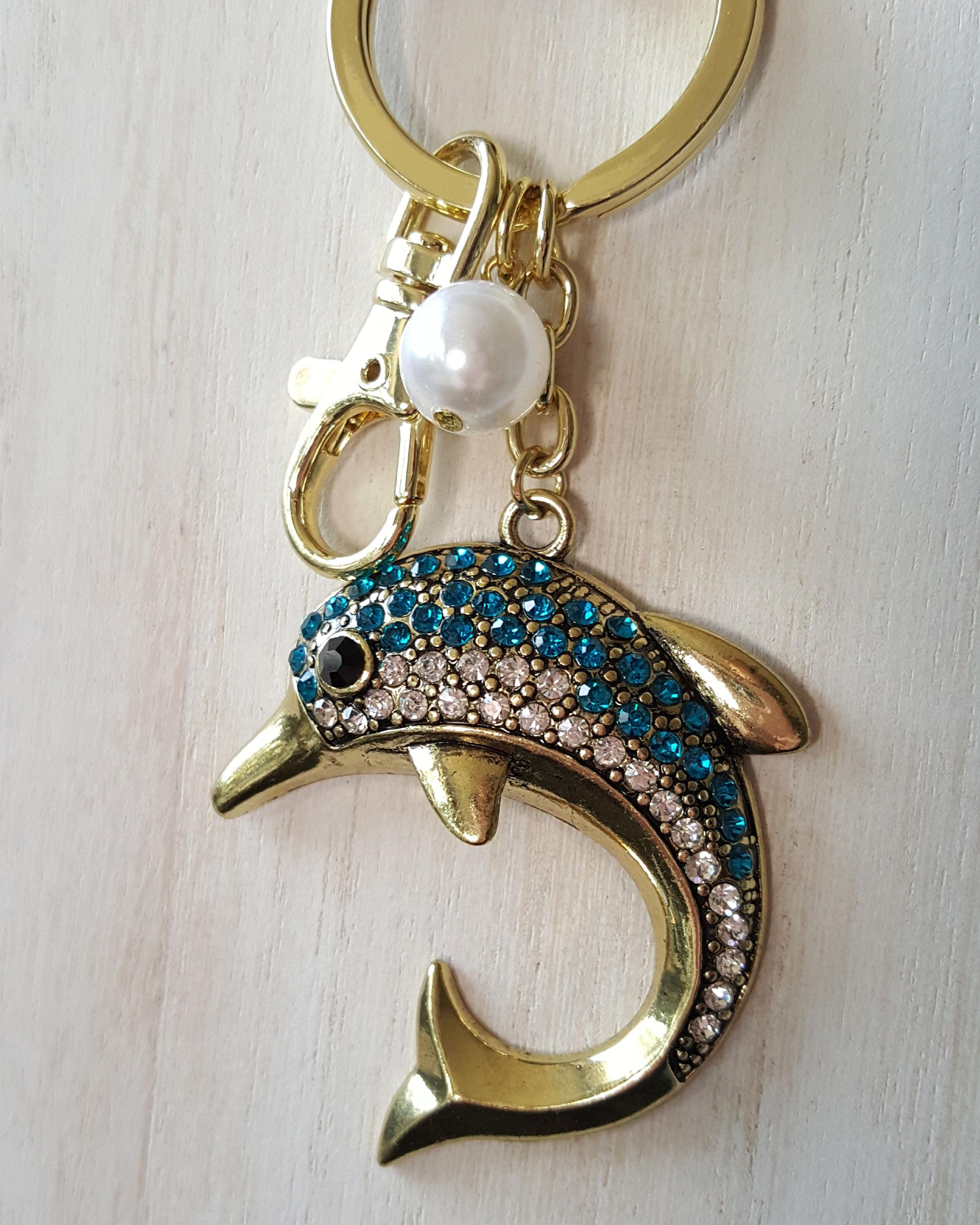 [LOW CLASSIC] / ☆ 24SS DOLPHIN BEADS KEY RINGS / BLUE il_fullxfull.1426422493_rw7l.jpg