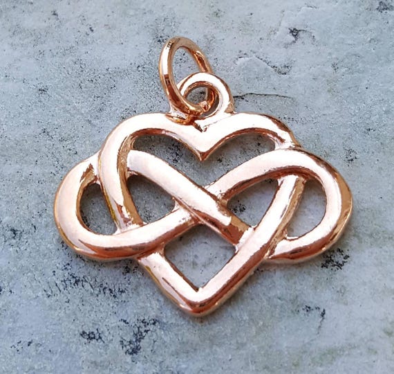 Edelstahlohrstecker Herz Rosegold