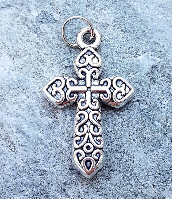 Religious charms for necklaces best sale