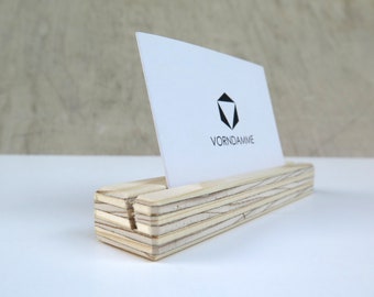 Card stand plywood