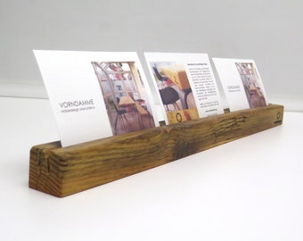 Lumber card stand/card holder