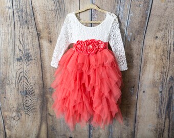 coral dresses for kids