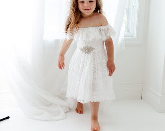 Grecian flower girl dress discount