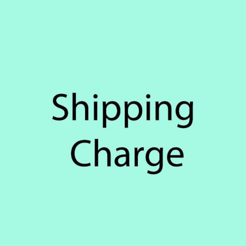 Shipping Charge Etsy