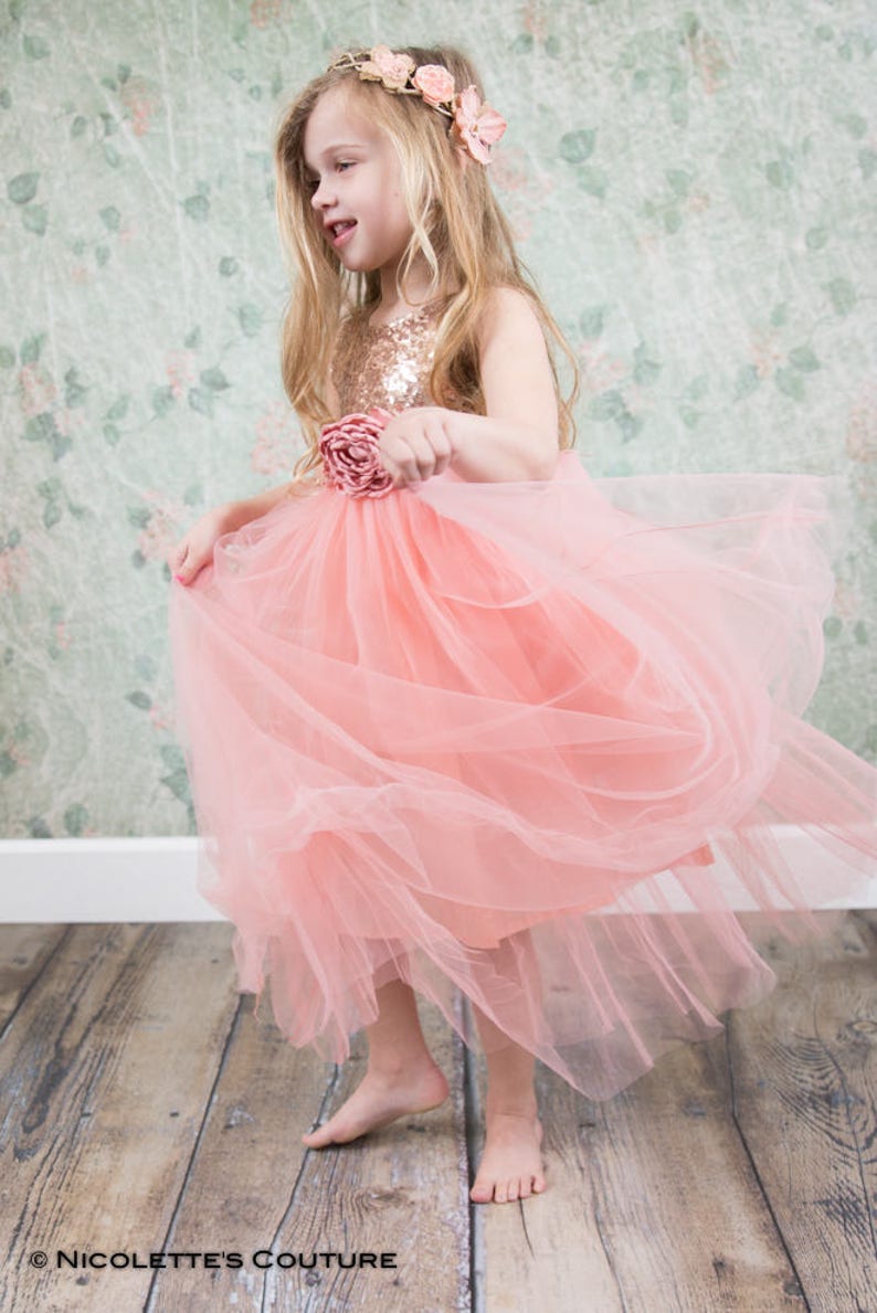 Pink Flower Girl Dresses For Beach Wedding Carley Connellan