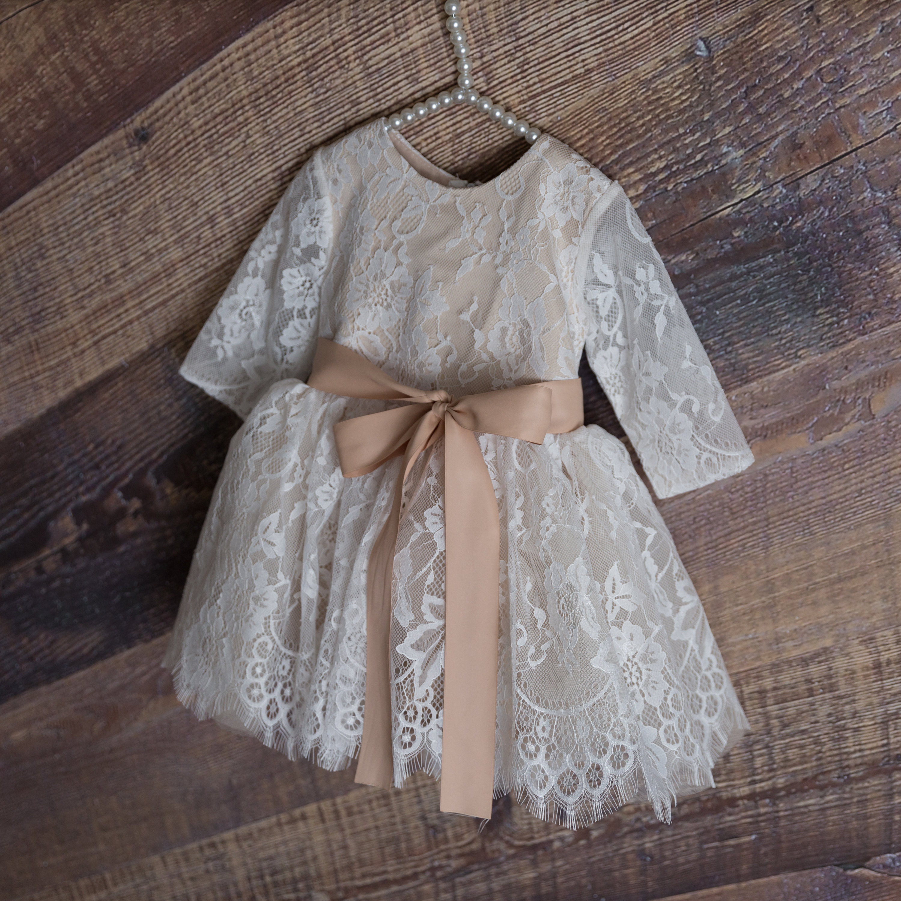 macy's baby girl christening gown