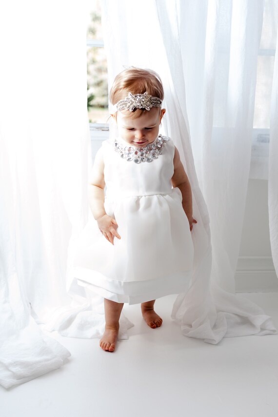 tulle christening dress