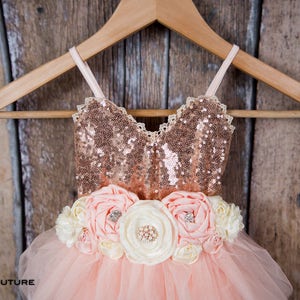 Rose gold dress birthday cheap