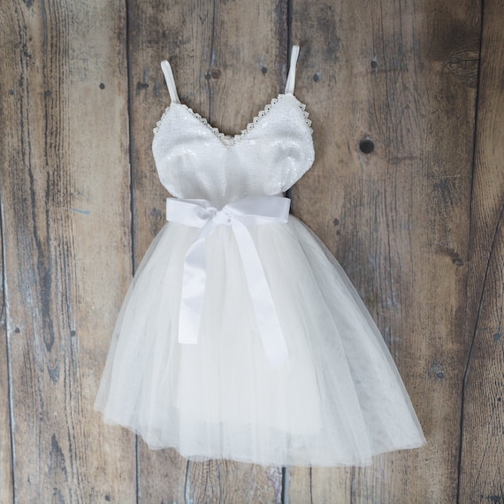 simple flower girl gown