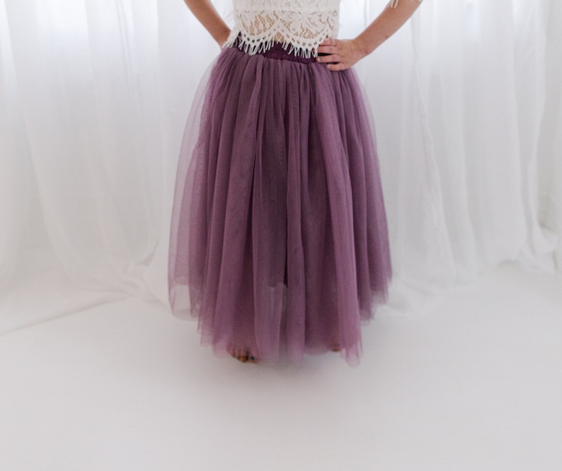 two piece tulle skirt set