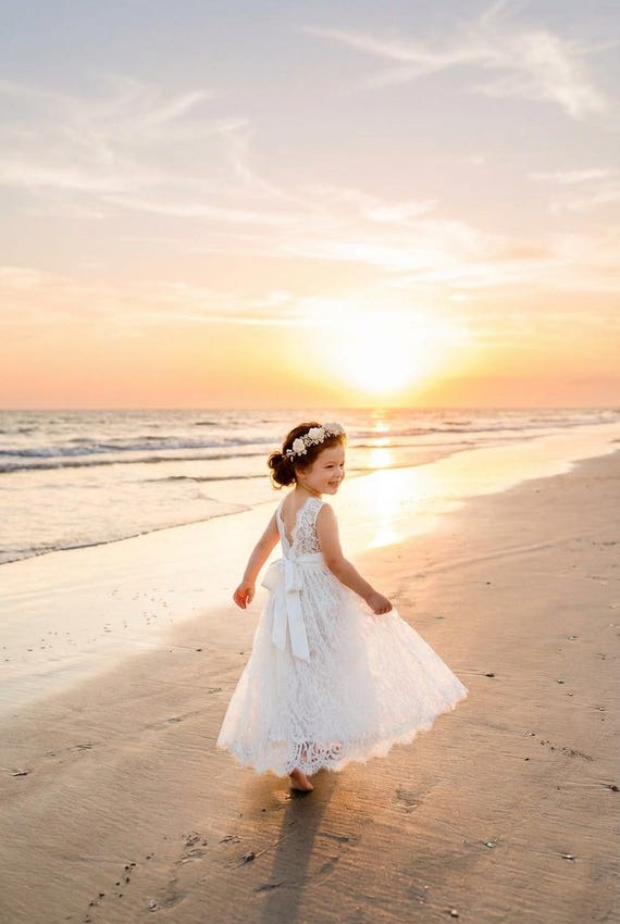 juniors white beach dress Boho Lace Flower Girl Dresses, Tulle Wedding Gown, Wedding Outfit & First Communion Color:MERLOT HAS MEN'S FIT IMAGES 4%SPANDEX Wash Method Buy Amarra Dress Style Crochet