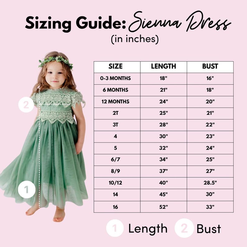 Sage Green Boho Flower Girl Dress Sienna Style, Lace Tulle Rustic Wedding Gown for Girls, Junior Bridesmaid Outfit image 3