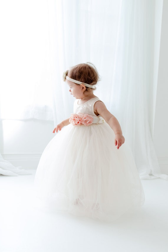 etsy flower girl dresses ivory