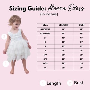 White Lace Infant Flower Girl Dress, Romantic Tulle Wedding Gown for Baby Girl, Boho Chic Blessing Day Outfit image 3