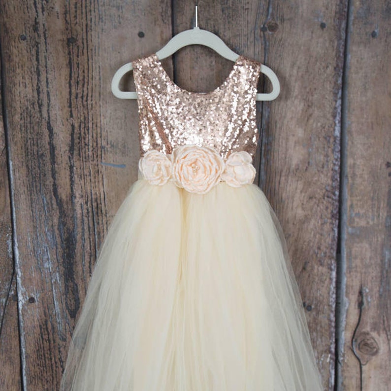 flower girl dresses cream