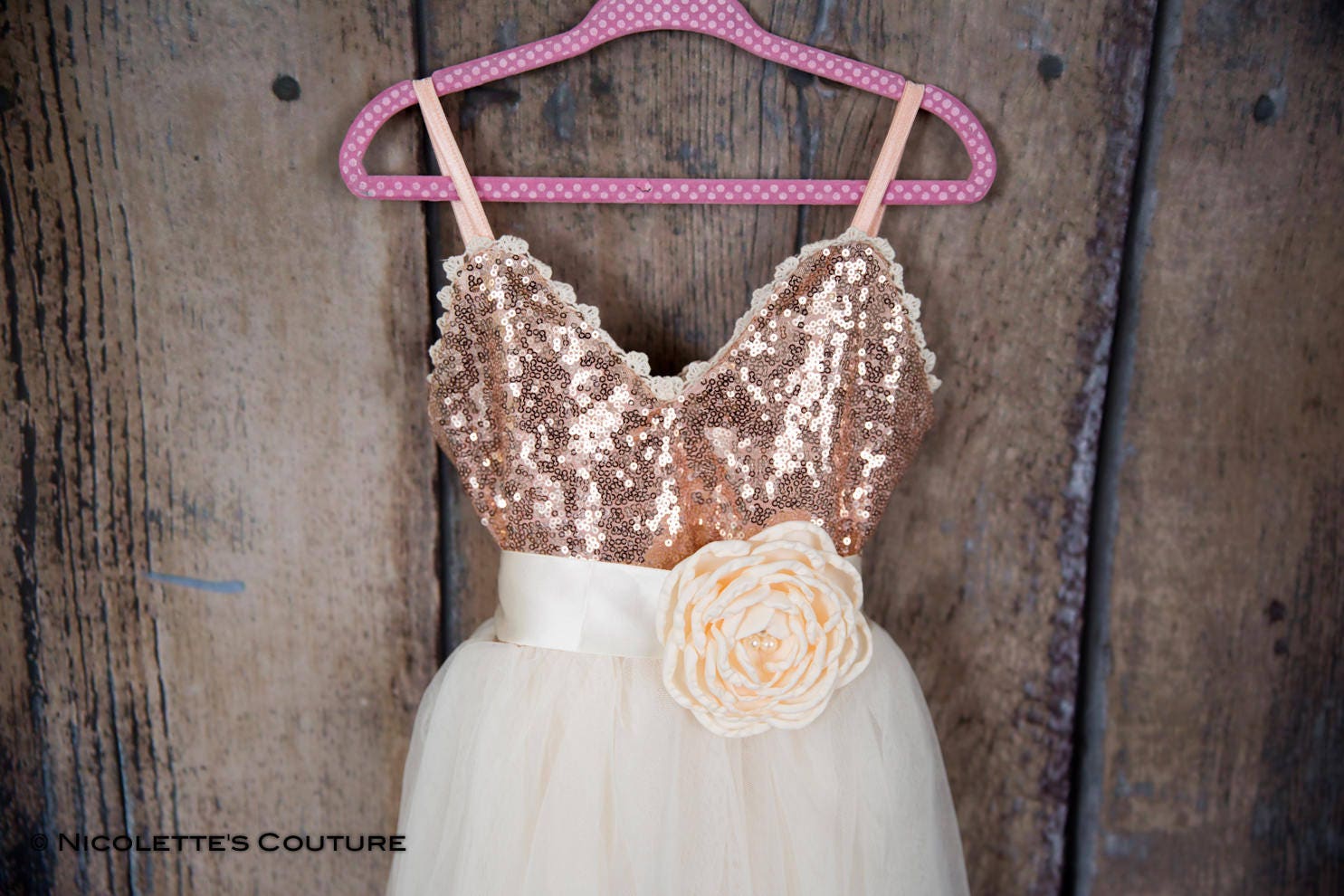White flower girl 2025 dress with gold sash