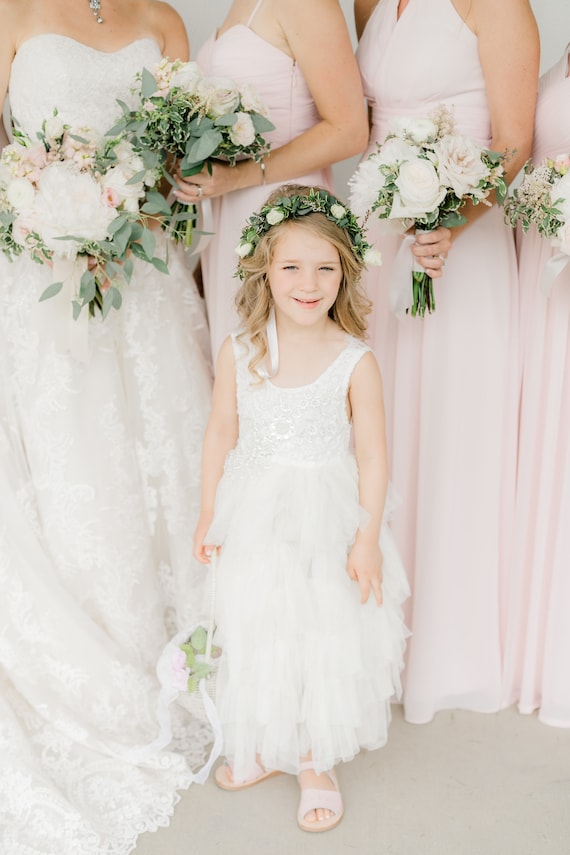 Flower girl dresses cream cheap