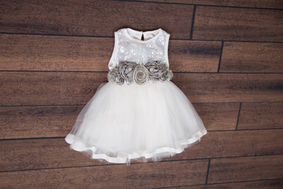 silver boho dress