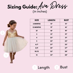 Ivory Tulle Flower Girl Dress, Rose Gold Sequin Princess Gown, Cream Tulle Wedding Dress, Boho Chic Tutu for Baby Toddler Teen image 3