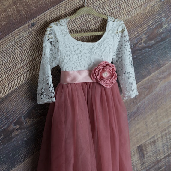 rose flower gown