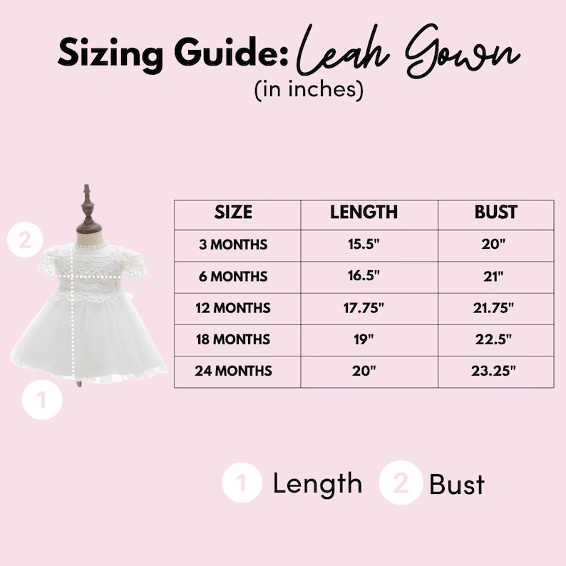 Leah Lace Christening Gown, White Baptism & Flower Girl Dress, Boho Linen Style Baby Blessing Outfit image 4