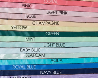 Single Ribbon Sash for Flower Girl Dress, Bridal Toddler Dresses Accessory, Custom Color Ribbon Belt