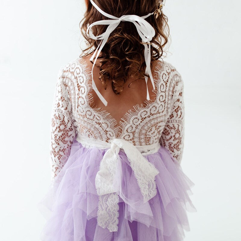 Lottie Girls' Dress - Lavender main image 0