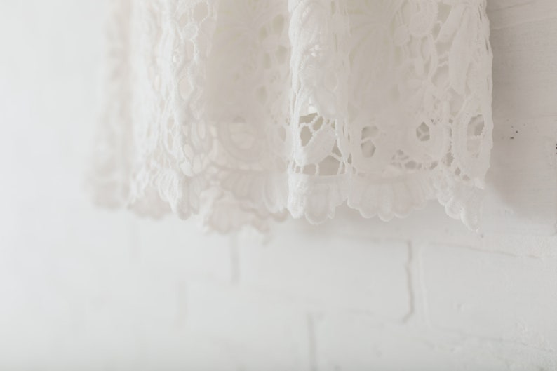 Newborn Lace Christening Gown for Baby Girl, Elegant Baptism Dress, White Blessing Day Outfit, Infant Dedication Ceremony Dress image 12