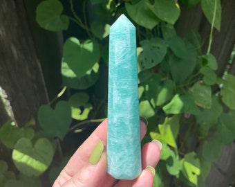 Amazonite Natural Polished Crystal Point