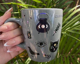Witchy Magical Halloween Coffee Cup Mug
