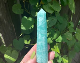 Polished Amazonite Crystal Point