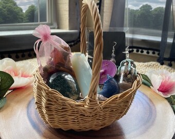 Spring Ostara Crystal Gift Basket