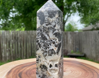 Sprankelende Druzy Sphaleriet Crystal Tower Point