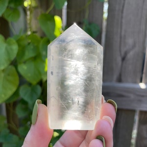 Optical Calcite Crystal Tower Point