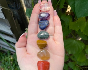 Chakra Crystal Tumbled Stone Set