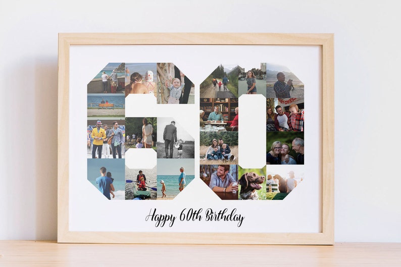number-60-photo-collage-sixtieth-birthday-collage-60-year-etsy