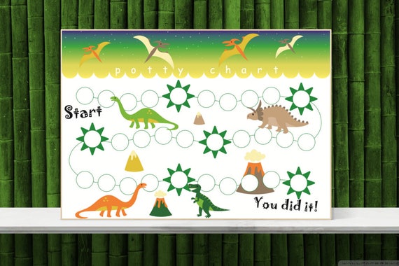 Dinosaur Reward Chart And Stickers
