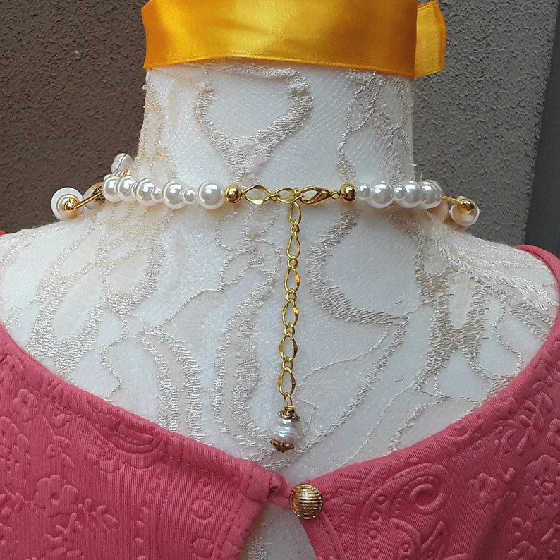 Special Gift for Her Unique Summer Collar Chunky Pearl and Shell Multi-Strand Statement Necklace