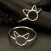 20% OFF SALE! Silver Kitty Cat Ring. 925 Silver. Item 326