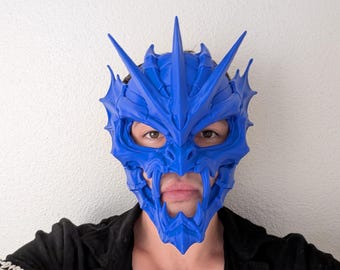 Gyarados Pokemon Inspired Dragon Mask | Full Face Halloween Cosplay