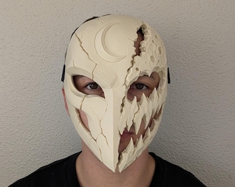 Gothic-Totenkopfmaske – Horror-Cosplay-Kostüm