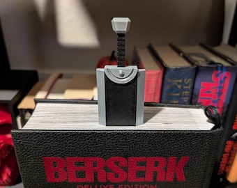 3D Dragonslayer Sword Bookmark, Berserk Inspired Manga Reading Accessory