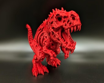 Zombie-T-Rex-Figur – Untote Dinosaurier-Horror-Dekoration