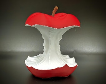Apple Core Sculpture, Modern Art Decor