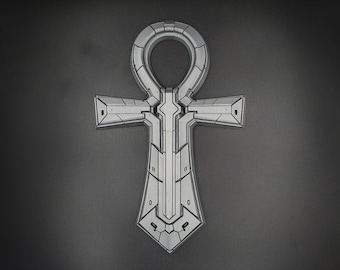 Axiom Ankh – Sci-Fi Egyptian Wall Art