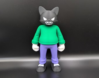 PsychoCat (OG) – Custom Color Cat Sculpture